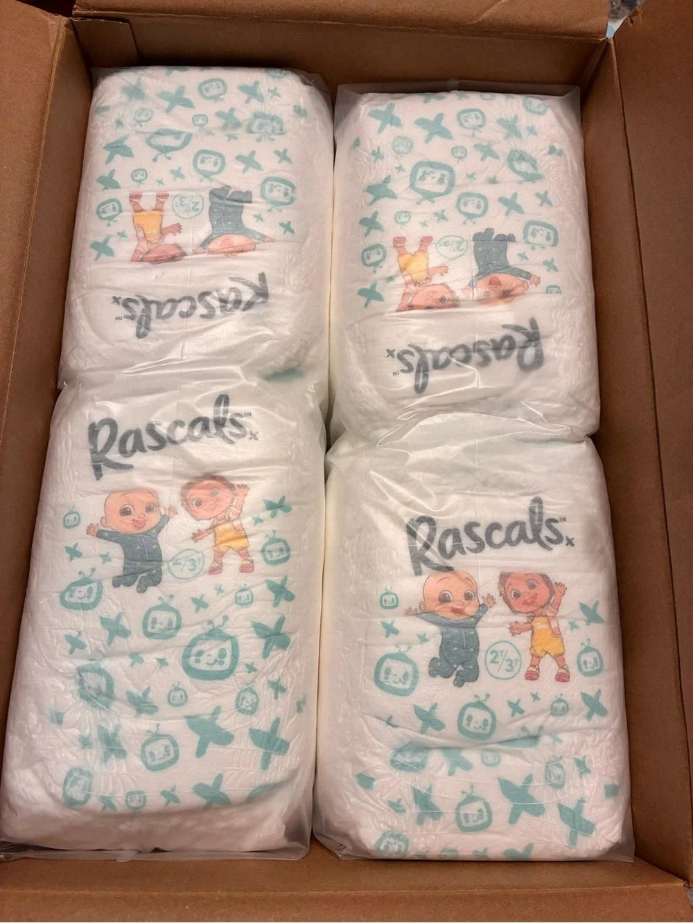 Rascals Premium Training Pants Size 2T/3T (100ct)